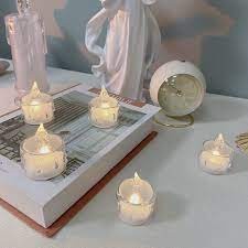 Nến điện tử đèn led hình cây nến Decor chụp ảnh nail , background, trang trí nhà cửa siêu xinh