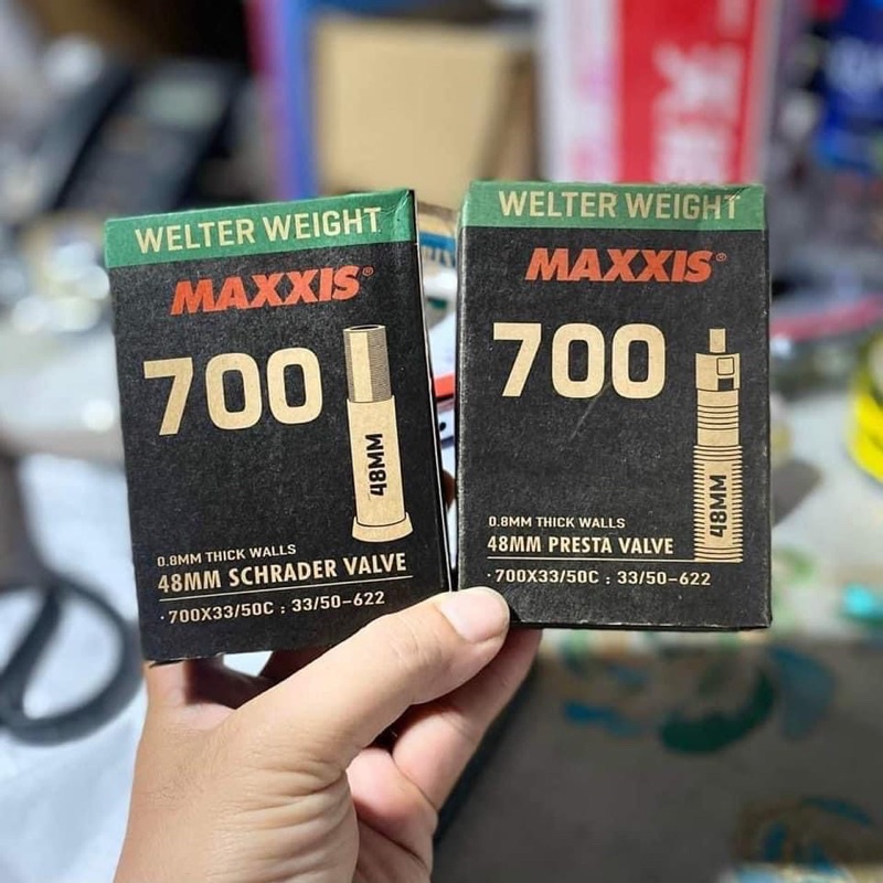 Ruột / Săm Xe Đạp MAXXIS 700x33/50 Van Xe Đạp 48MM & Van Honda 48MM