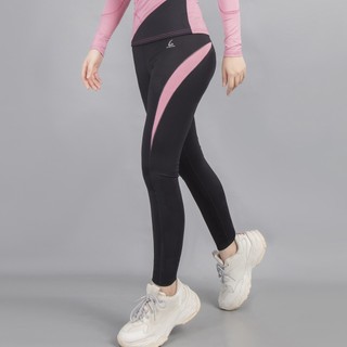 Quần thể thao Gladimax Leggings G15 Genmax Pro phối màu cạp cao siêu tôn dáng
