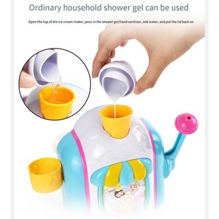 Đồ Chơi Máy Thổi Bong Bóng Xà Phòng Hình Cây Kem Cho Bé