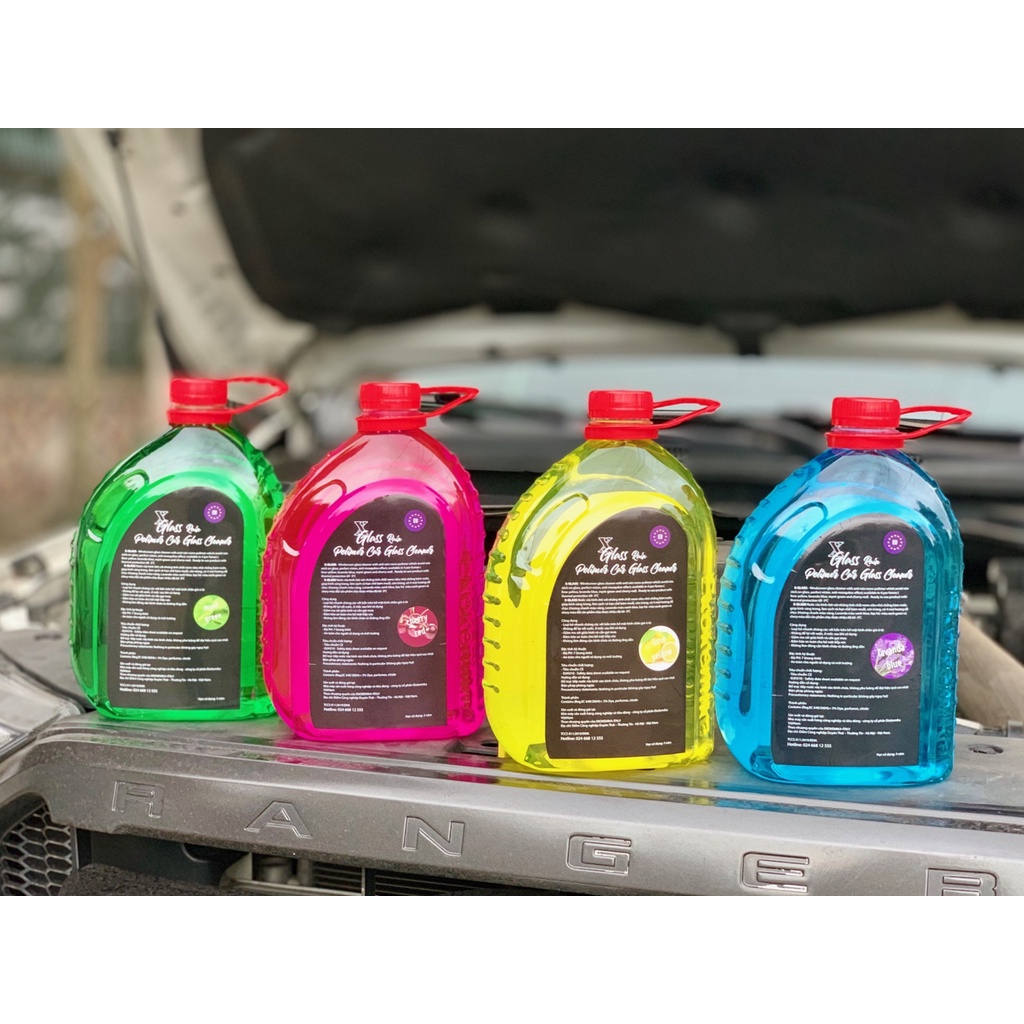 Nước rửa kính tạo hiệu ứng nano xuất xứ Châu Âu, hương hoa oải hương XGLASS Lavanda 3.2L