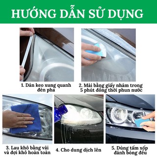 Dung Dịch Đánh Bóng Đèn Pha Ô Tô VERSION 2