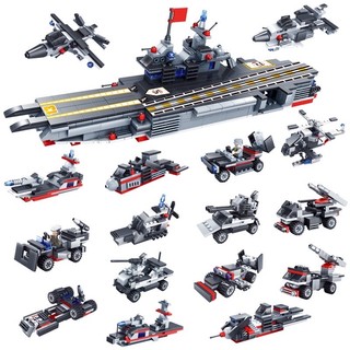 Đồ chơi Xếp Hình-đồ chơi lắp ghép 763 chi tiết Sân Bay Siêu Cấp 8 Trong 1 CLIP THẬT SHOP TỰ QUAY