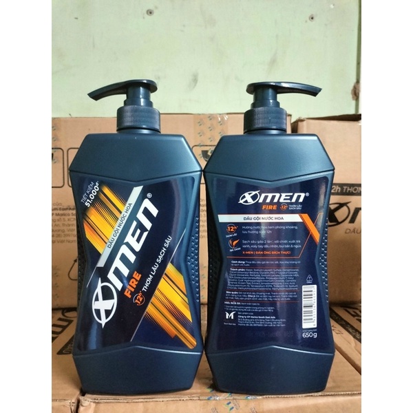 Dầu gội nước hoa XMen Wood Sport 650g tặng