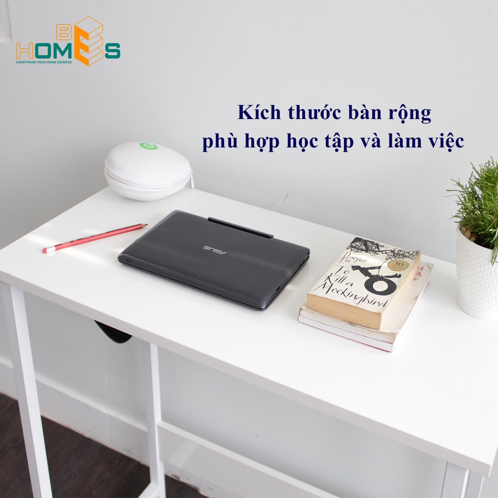 Ảnh Bàn làm việc khung chân sắt, bàn học Behomes cao câp, Hàng xuât khẩu 1