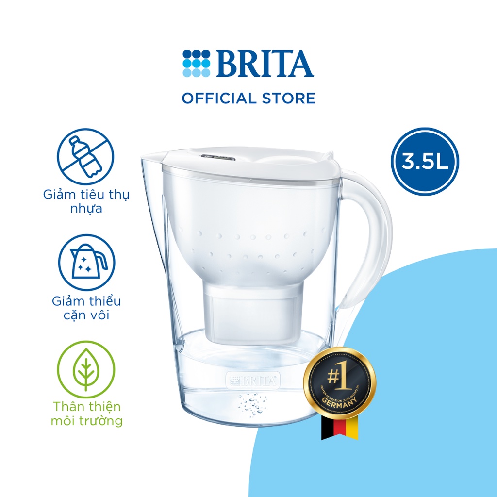 Ảnh Bình lọc nước BRITA MARELLA XL - 3,5l (có sẵn 1 lõi lọc Maxtra Plus) 4