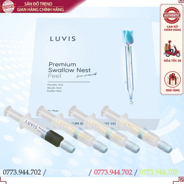 (Đã bán 0) (Ship Hỏa Tốc) Serum Peel Da Tảo Gai Luvis Giảm Mụn Mờ Thâm Nám