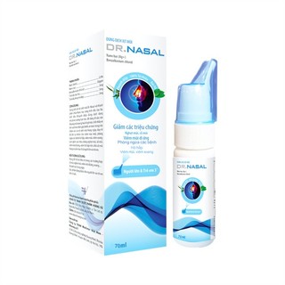 [✨DEAL SỐC KHAI TRƯƠNG] Dung dịch xịt mũi kháng khuẩn DR.NASAL Nano bạc 70ML người lớn/trẻ em