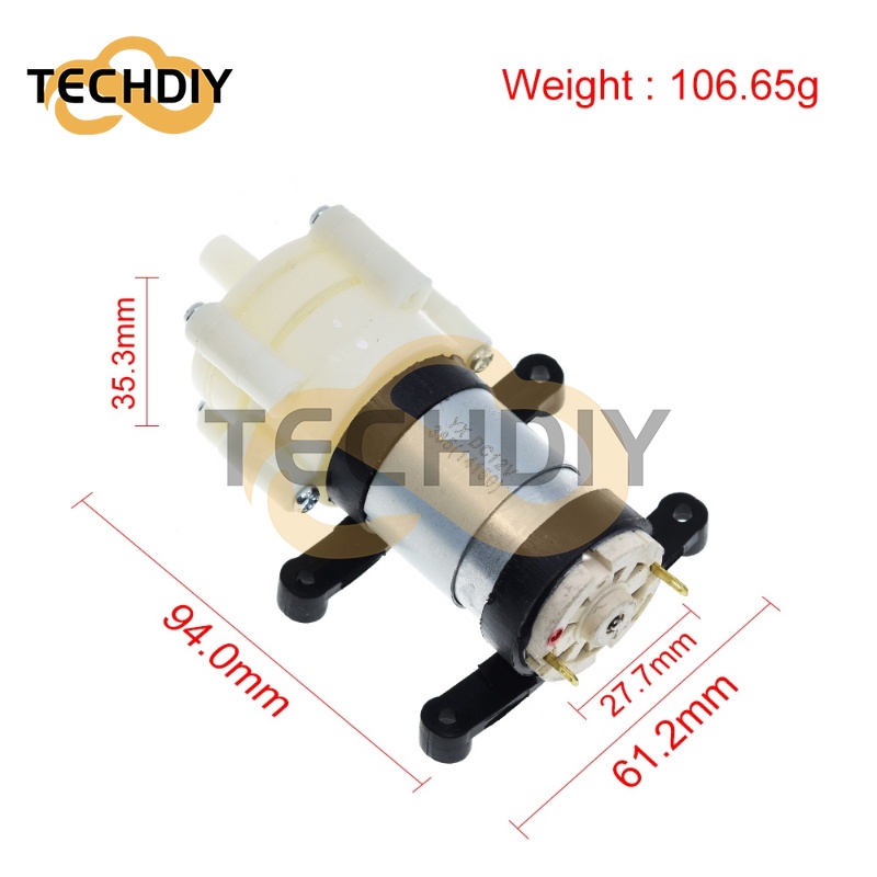 Máy Bơm Khí Cho Bể Cá DC6-12V R385 | Shopee Việt Nam