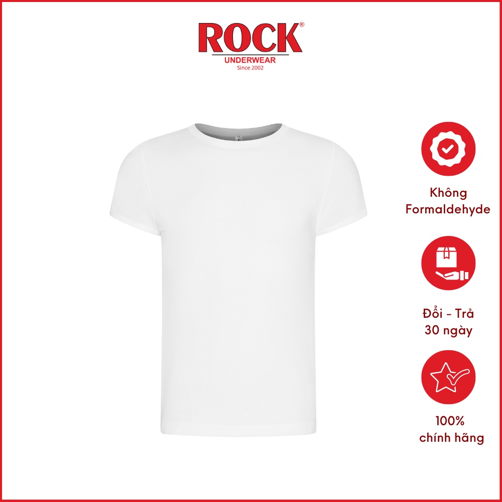 Áo thun nam cotton ROCK 5076 thấm hút tốt, bo ngực, mạnh mẽ, cá tính mặc nhà, mặc lót, tập gym