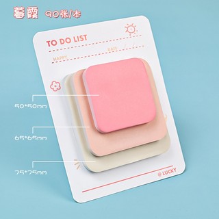 3 Tập Giấy Ghi Chú To Nhỏ To Do List - Thỏ Hồng VPP
