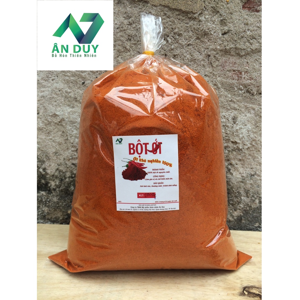 Bột ớt siêu cay vụ mới 1000g