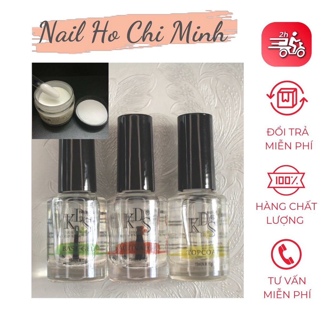 [Hũ lớn 50g] Set bột nhúng Kds chính hãng (1 hủ lớn + 3 chai )