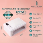 Máy hơ gel SNRQI T8 chính hãng 72W 60 bóng LED/UV - Máy hơ móng làm nail khoang rộng, có đệm kê tay (Bảo hành 3 tháng) — ảnh 2