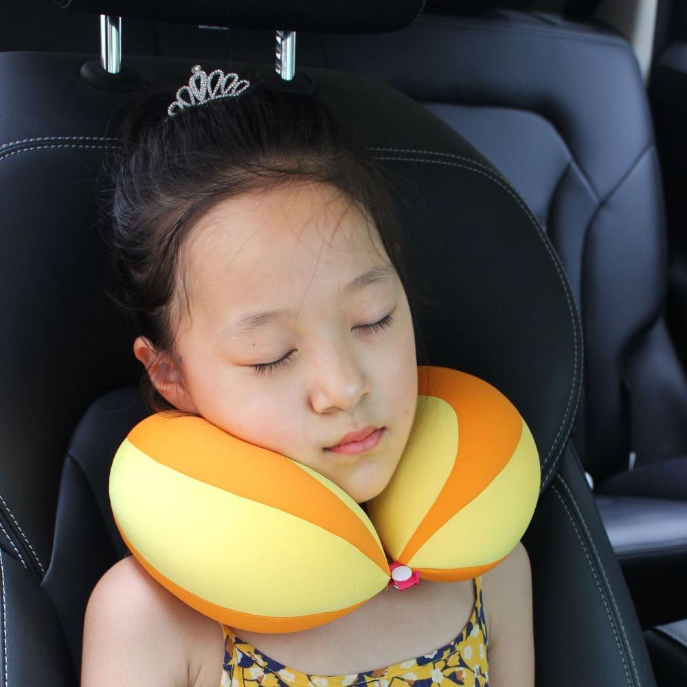 Gối an toàn AWNGD Du lịch Trẻ em Gối hình chữ U thoải mái