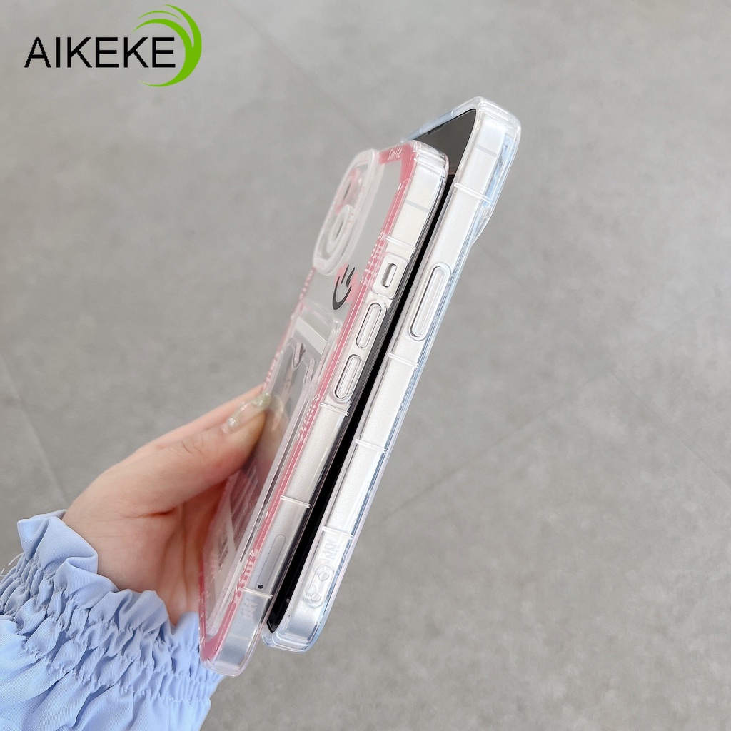 Thẻ Ốp Điện Thoại tpu Mềm Trong Suốt Có Ngăn Đựng Thẻ Cho iphone 15 14 plus iphone 15 14 13 pro max 15pro 14pro 13pro