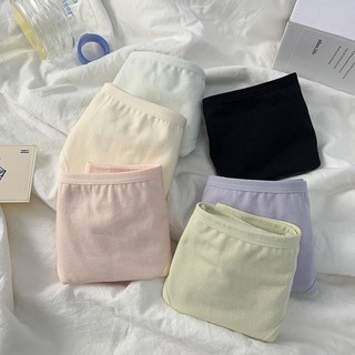 Quần Lót Cotton Thoáng Khí Màu Sắc Đơn Giản Cho Nữ