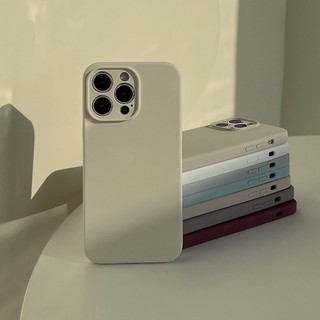 Ốp Điện Thoại Silicon Dẻo Màu Trơn Kiểu Quân Đội Cho IPhone 13 13pro 13mini 14 14pro 14max 12 11 Pro Max IX XR SE2 Plus