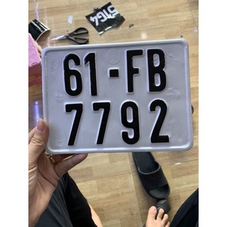 decal số dán biển số xe máy - phục hồi biển cũ