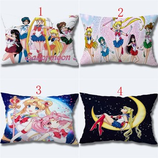 Anime Phổ Biến Nhật Bản Thủy Thủ Mặt Trăng Quà Tặng Sinh Nhật Xe Cusion Một Mặt In Hình Chữ Nhật Polyester Phòng Ngủ Sofa Trang Trí Nhà Gối (Không Có Lõi Gối)