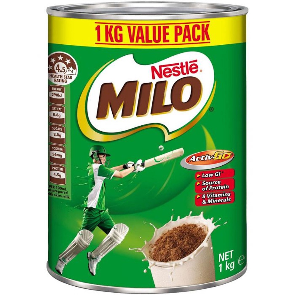 Sữa Lon Milo Úc 1kg