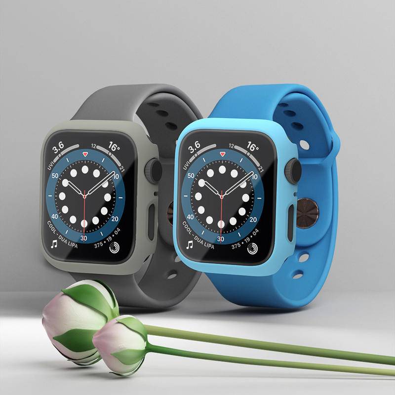 PC mờ cứng cho Apple Watch Series 9 8 7 6 5 4 3 2 1 SE SE2 bảo vệ toàn màn hình Ốp lưng cho iWatch 45mm 41mm 44mm 40mm 42mm 38mm