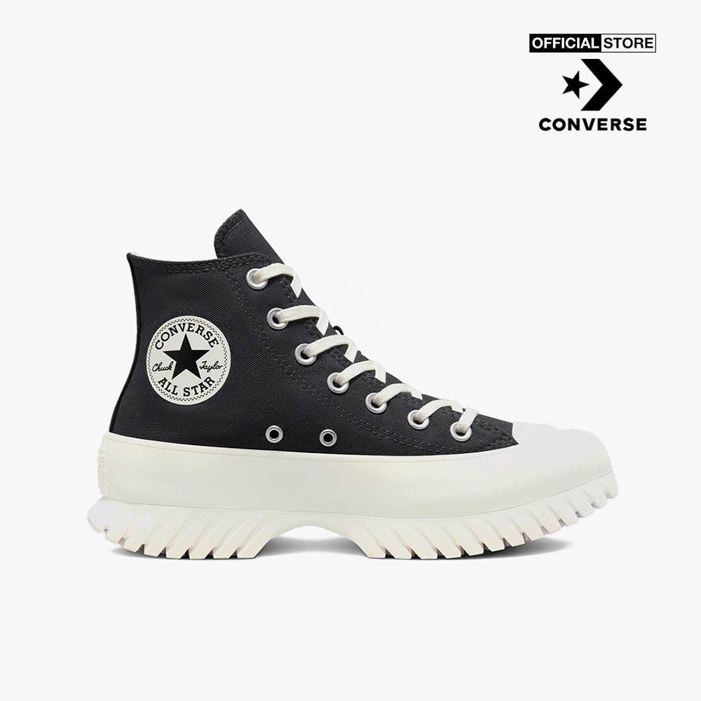 Giày sneakers Converse cổ cao unisex Chuck Taylor All Star Lugged 2.0 A01368C-GRE0 BLACK