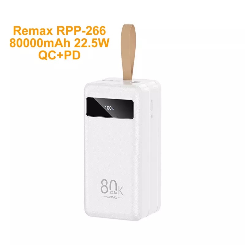 Pin Dự Phòng Sạc Nhanh 22.5W Remax RPP-266 80.000mAh | Shopee Việt Nam