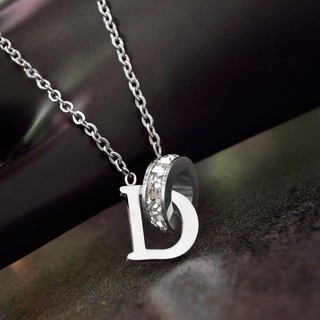 Dây chuyền nữ LAMY D-shaped Necklace Silver 6037