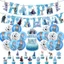 ST2 Frozen Elsa Chủ Đề Trẻ Em Sinh Nhật Trang Trí Biểu Ngữ Bánh topper Bóng Bộ Cung Cấp TS2