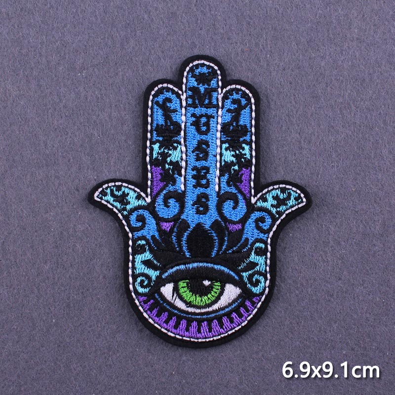 Sticker ủi nhiệt thêu logo đơn giản hình hoạt hình Hippie độc đáo ...