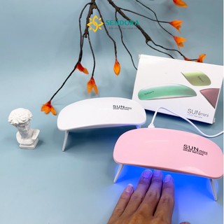 [HOẢ TÔC]Máy Hơ Gel Sun Mini UV LED 6W Sấy Nhanh – Đèn Hơ Móng Tay Mini Nhỏ Gọn, Tiện Lợi, Dùng Nail Gel