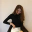 Áo sweater dệt kim tay dài cổ vuông đơn giản thời trang dành cho nữ