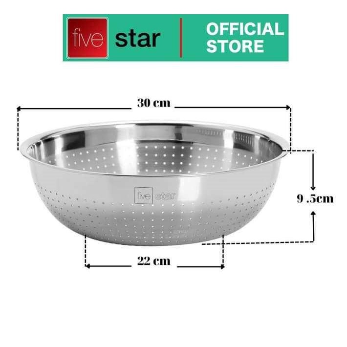 Rổ inox 304 Five Star 30cm | Shopee Việt Nam