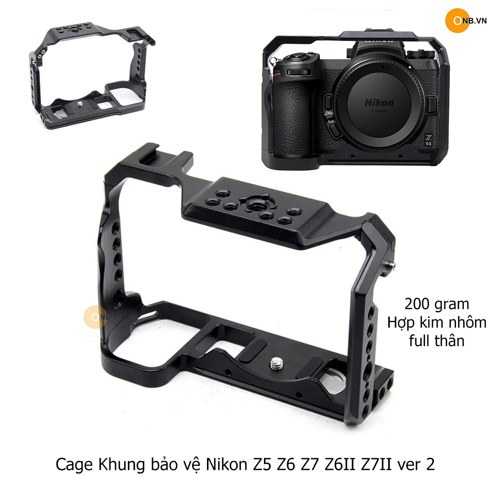 SIRUI Camera Cage For Nikon Z5 Z6 Z7 Z6II Z7II With Built-in - 3