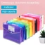 DWEL A4 Thư mục tập tin Túi PVC bền Văn phòng phẩm Túi lưu trữ Thư mục phong bì