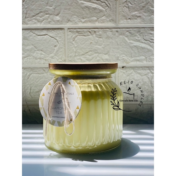 [Xuất xịn] Nến thơm candle cup cao cấp, VNXK hàng xuất Mỹ xịn,  hãng Natural Essential, hủ to đùng thơm dã man