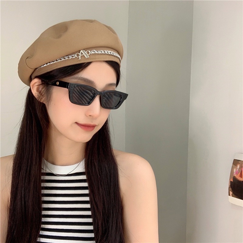 MŨ NỒI,BERET KAKI XỊN DÂY CHỮ A THỜI TRANG NAM NỮ