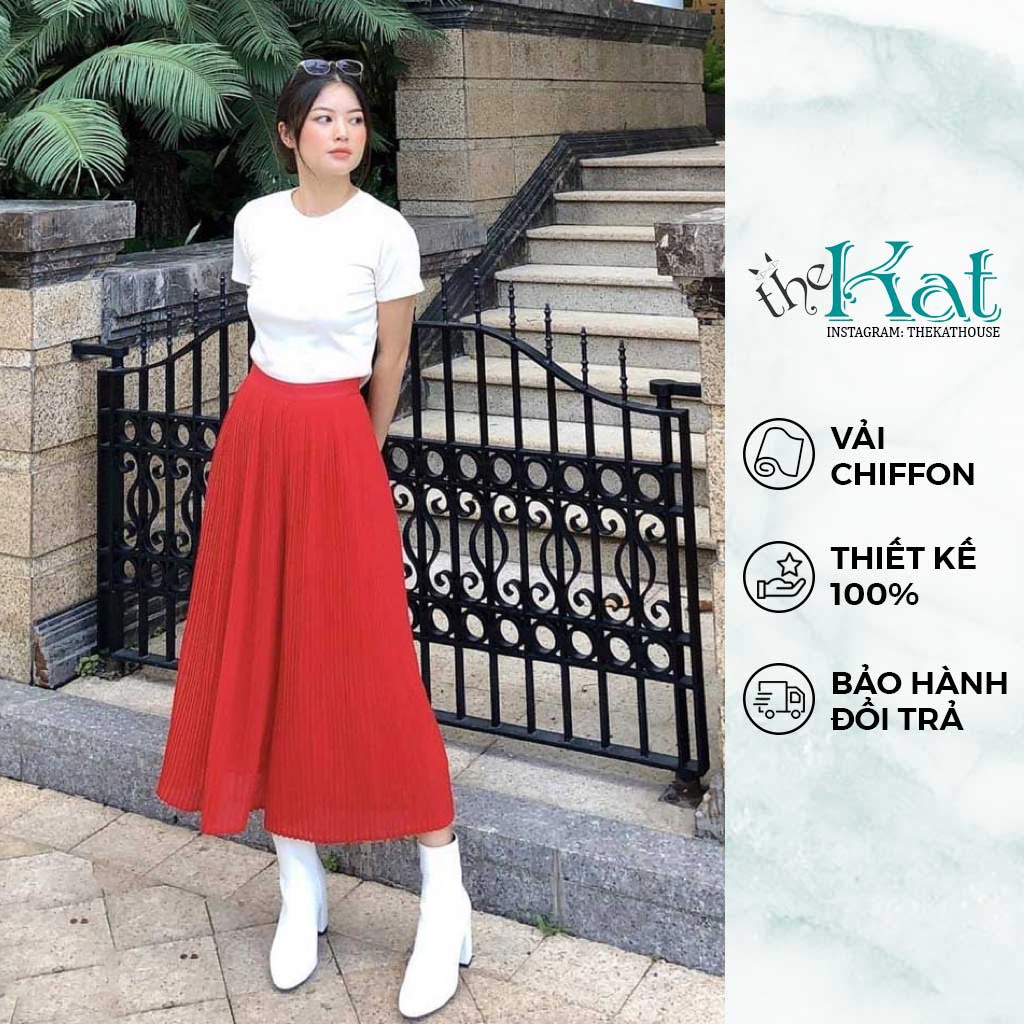 Quần Xếp Ly ống rộng 80cm The Kat House, dáng dài, đủ màu, đủ size, thiết kế độc quyền