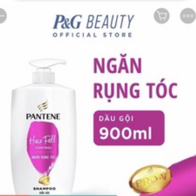 Dầu gội PANTENE ngăn rụng tóc 900ml mẫu mới