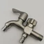 Vòi Nước Đôi Bằng Inox 304 Gắn Tường 01 Đầu Vào 2 Đầu Ra Kích Thước Đầu Vào DN15 Lắp Cho Ống D21
