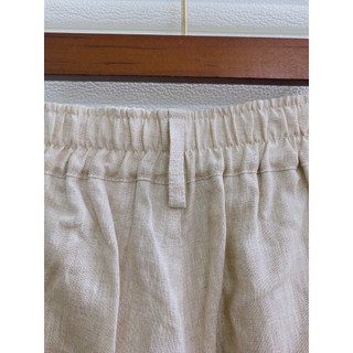 [JUNE LINEN] QN05 - Quần ngố LINEN TƯNG PREMIUM, lưng sau thun, NHIỀU MÀU. Ảnh thật.