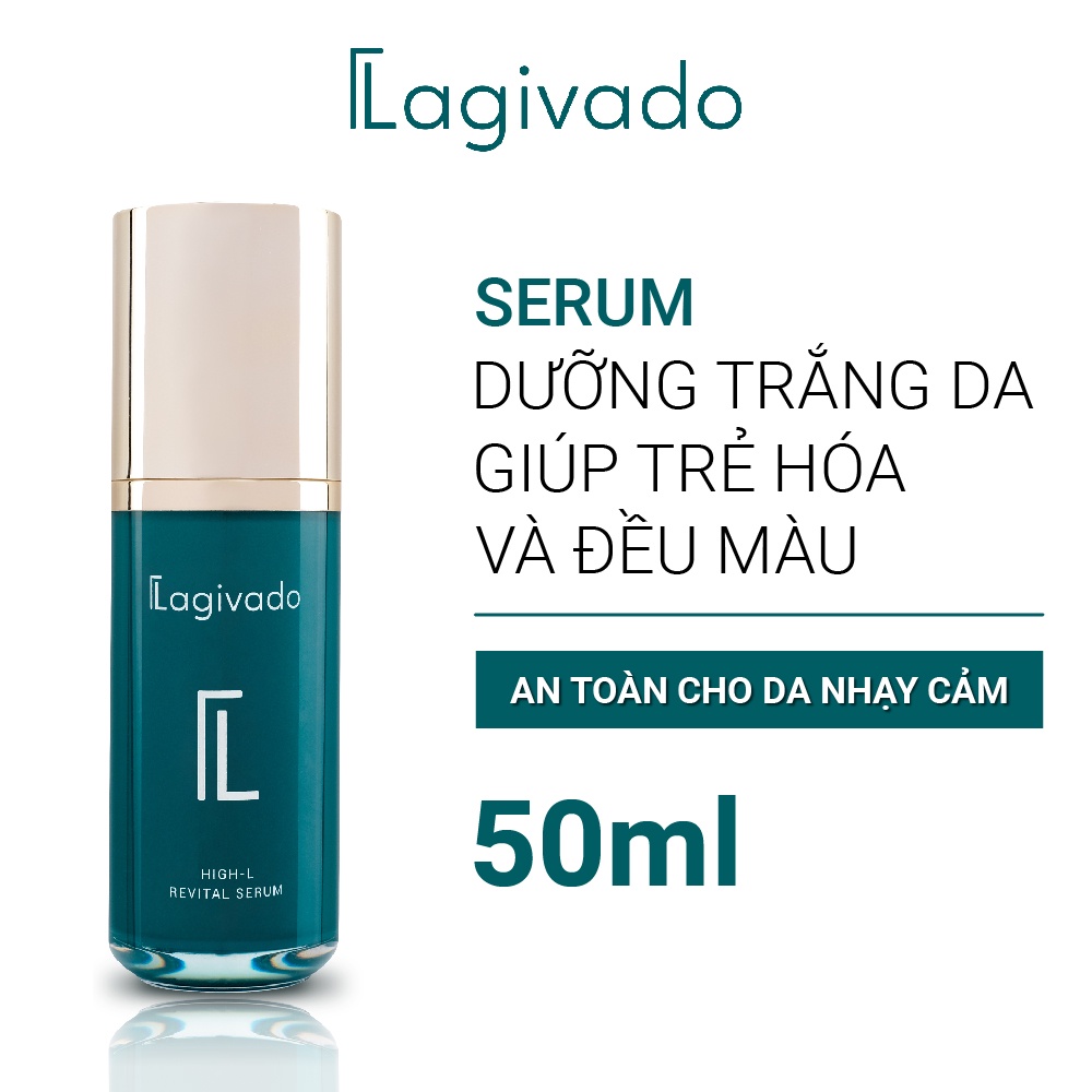 Serum dưỡng trắng da, chống lão hóa và căng mịn Lagivado High - L Revital - 50ml