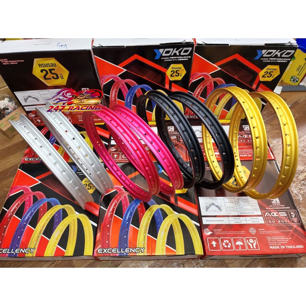 Niềng Nhôm YOKO Size 17..loại (1.4 : 1.4) CHÍNH HÃNG
