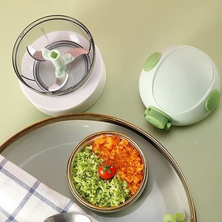 Máy Xay Mini Đa Năng 3 Lưỡi Dao Kéo Tay, Máy Xay Tỏi Ớt Hành, Xay Rau Củ Quả, Xay Đồ Ăn Dặm 3968