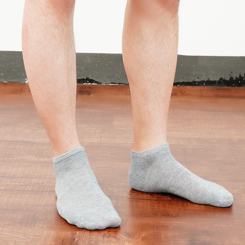 Combo Đôi Tất Nam Cổ Ngắn Công Sở, Vớ Nam Cổ Thấp Sợi Dệt Cotton Co Dãn ZANABRA T054