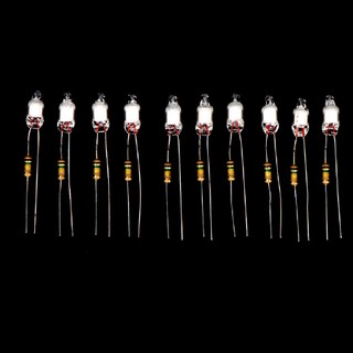 Bộ 10 Bóng Đèn Neon 4 * 10mm 5 * 13mm