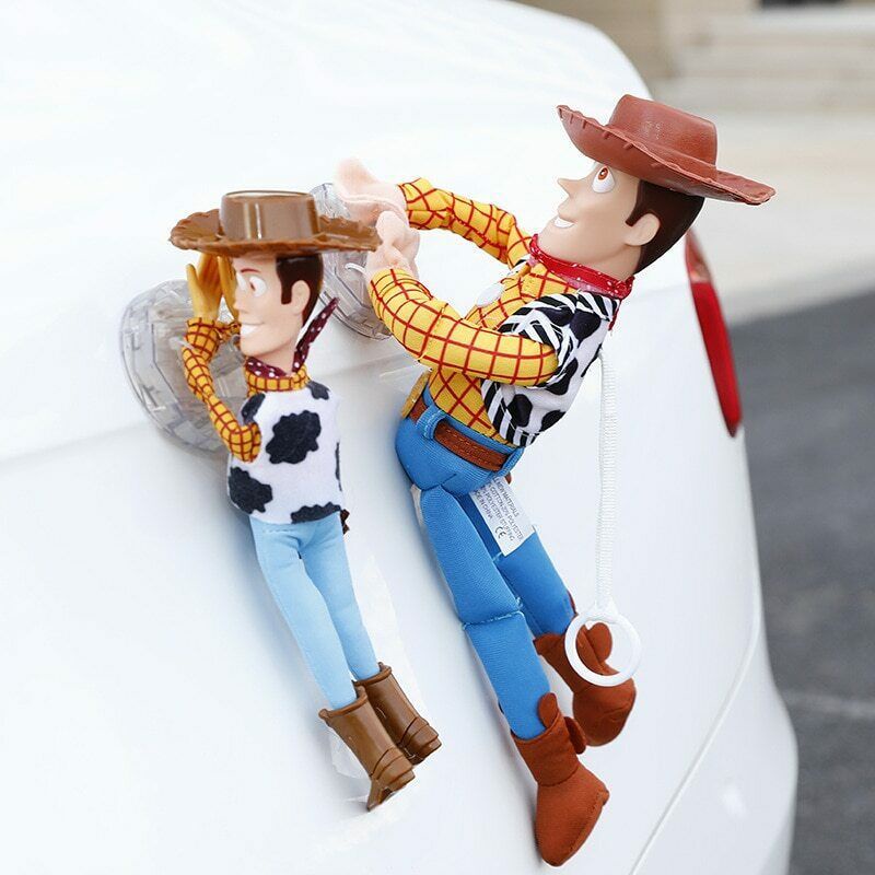Búp bê ô tô Woody và Buzz đáng yêu 3d Thiết kế giống như hoạt hình đích thực Tuyệt vời cho đồ chơi sưu tập sang trọng