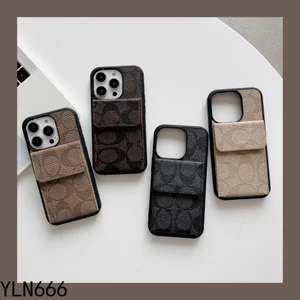 Dành Cho iPhone 15 Pro Max 14 PRO MAX 13 PRO MAX 14Plus 15PLUS Da PU Sang Trọng Cổ Điển Có Thẻ Thiết Kế Khe Cắm Ốp Lưng Điện Thoại Chống Sốc