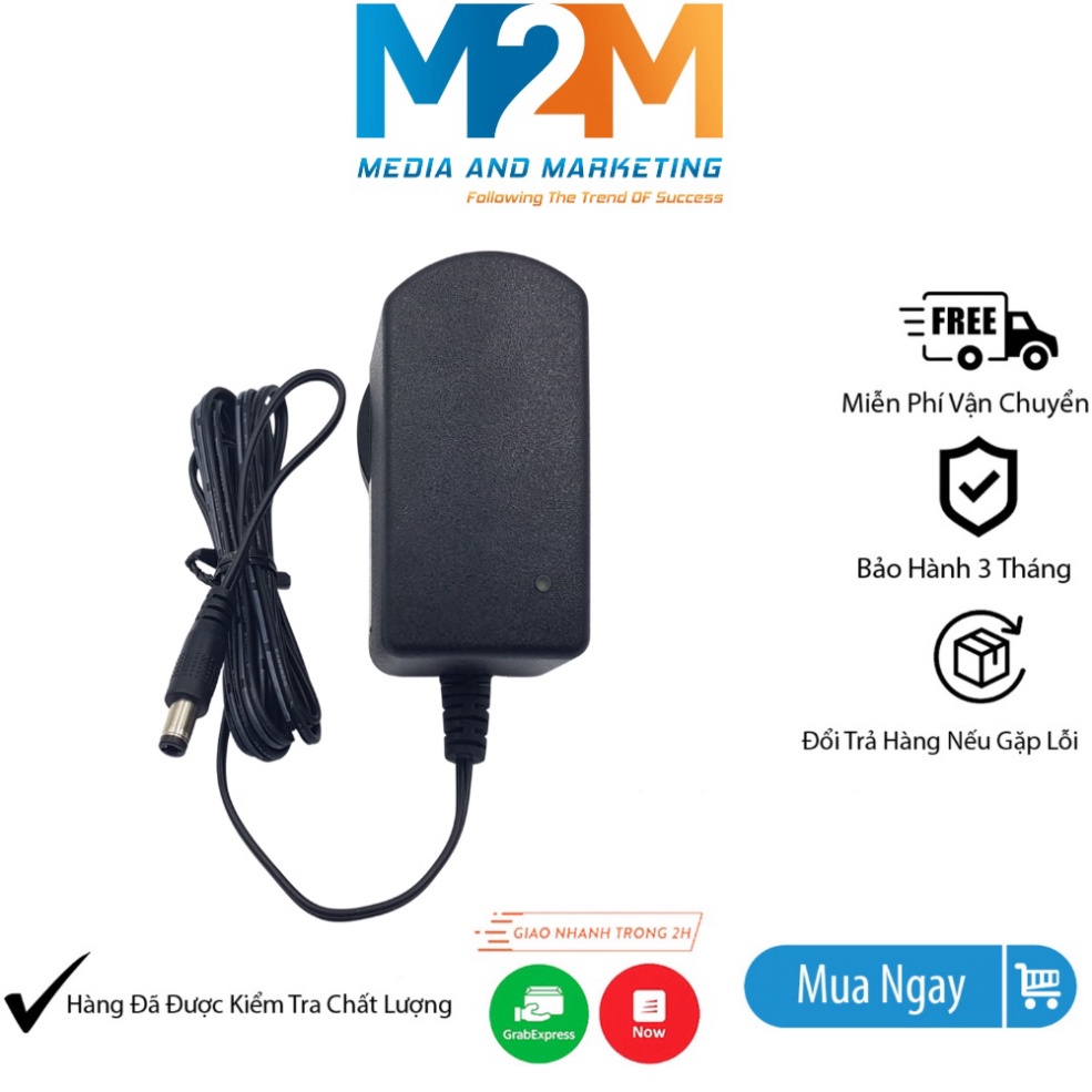 Nguồn Adapter 12V 1.5A Thương Hiệu MOSO Có Đèn Báo Dùng Cho Camera ...